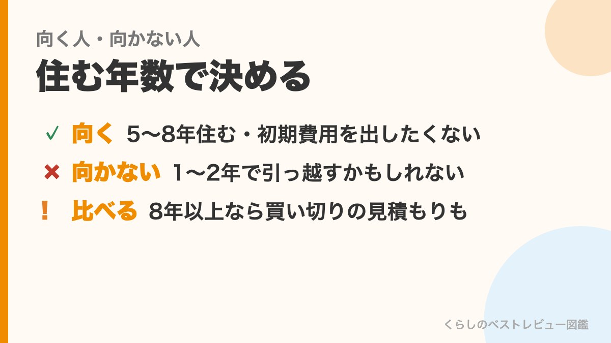 フレスカが向く人・向かない人